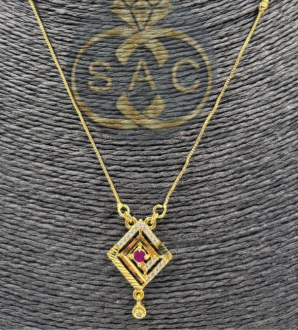 1 GM Forming Short Mangalsutra - 1216