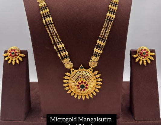 Micro Gold Mangalsutra - 1268