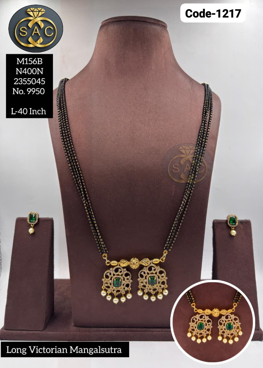 VICTORIAN MANGALSUTRA SET - 1217