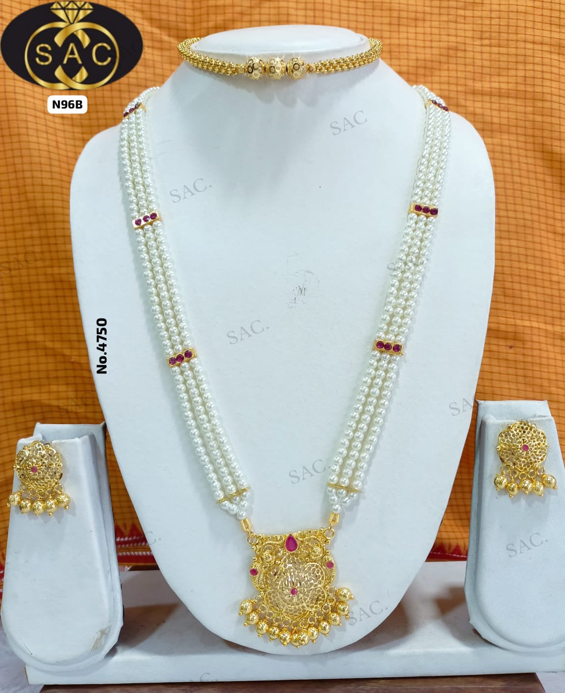 Micro Gold Moti Har Set