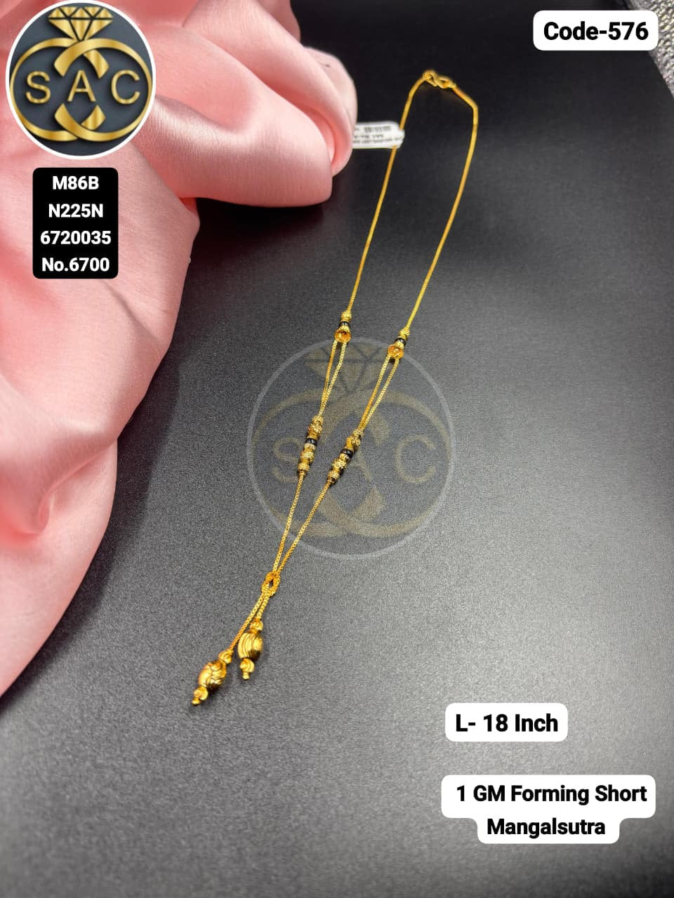 1 GM Forming Short Mangalsutra - 576