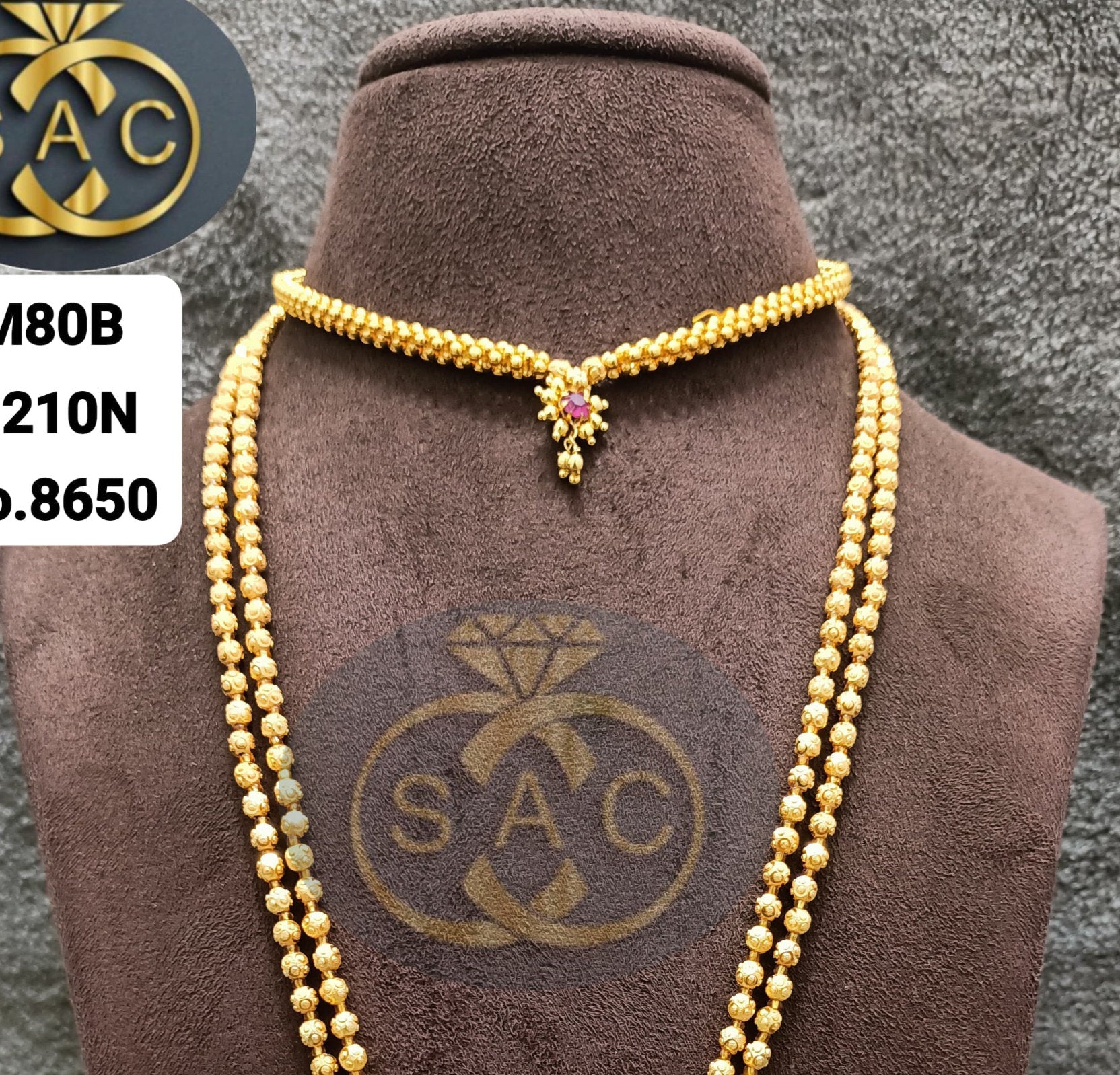 Micro Gold Tushi Bormala Combo Set