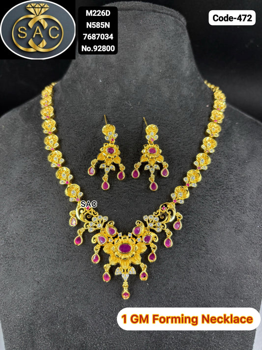 1 GM FORMING short necklace Necklace - 472