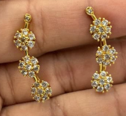 AD STONE HALF EARCUFF - 1287