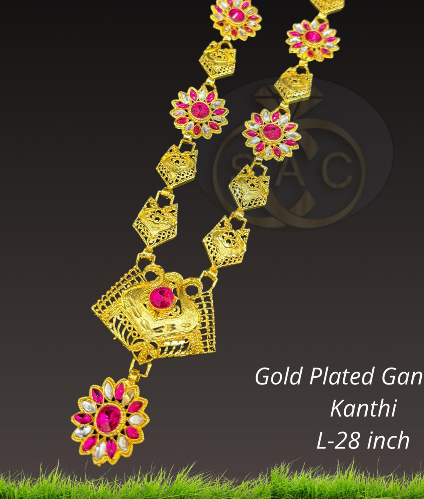 Gold plated GANESHA KANTHI - 109