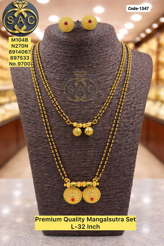 New Premium Quality Mangalsutra set - 1347