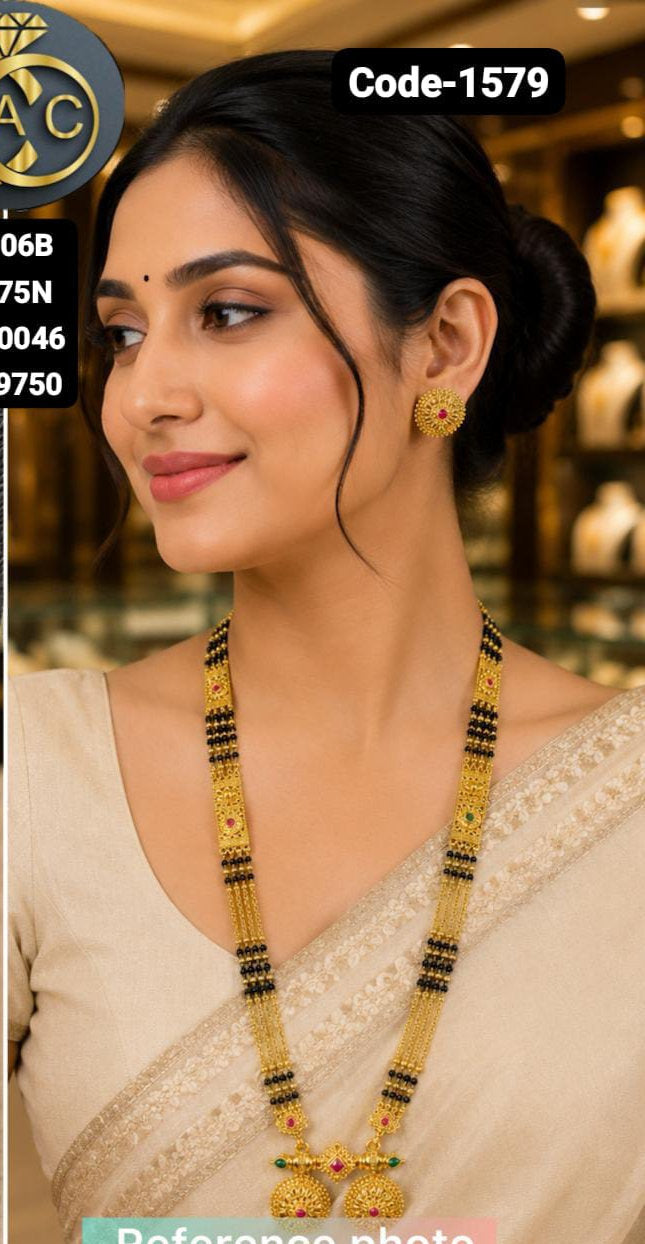 New Micro Gold Mangalsutra - 1579