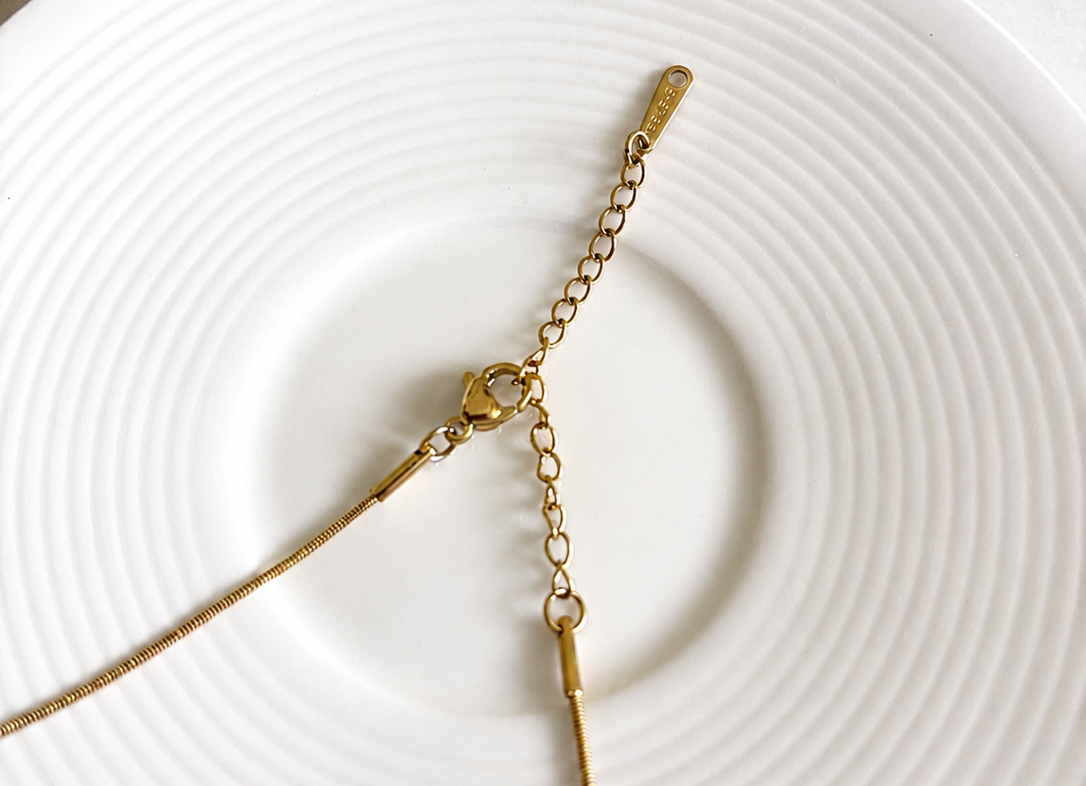 Pearl Drop 18KT Gold Plated Chain