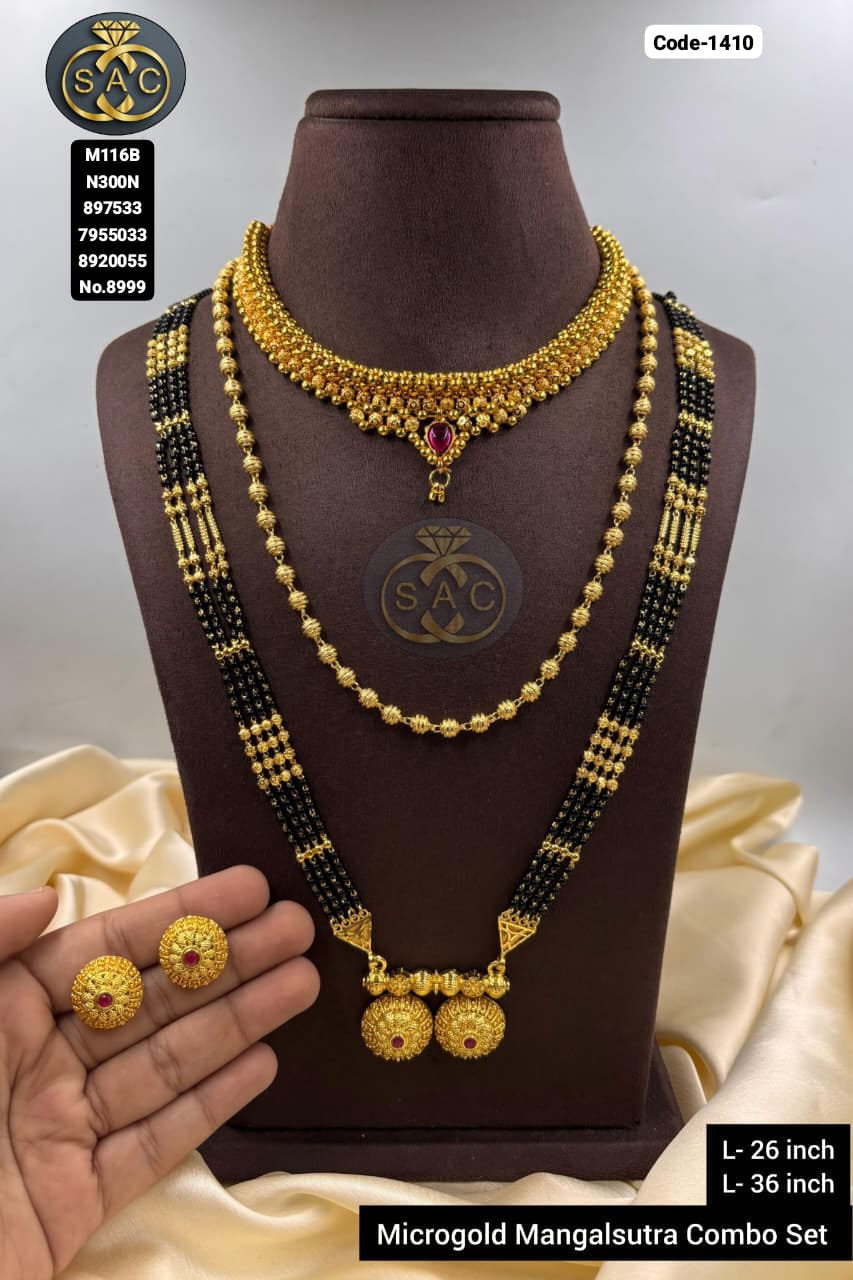 Micro Gold Mangalsutra Set 1410