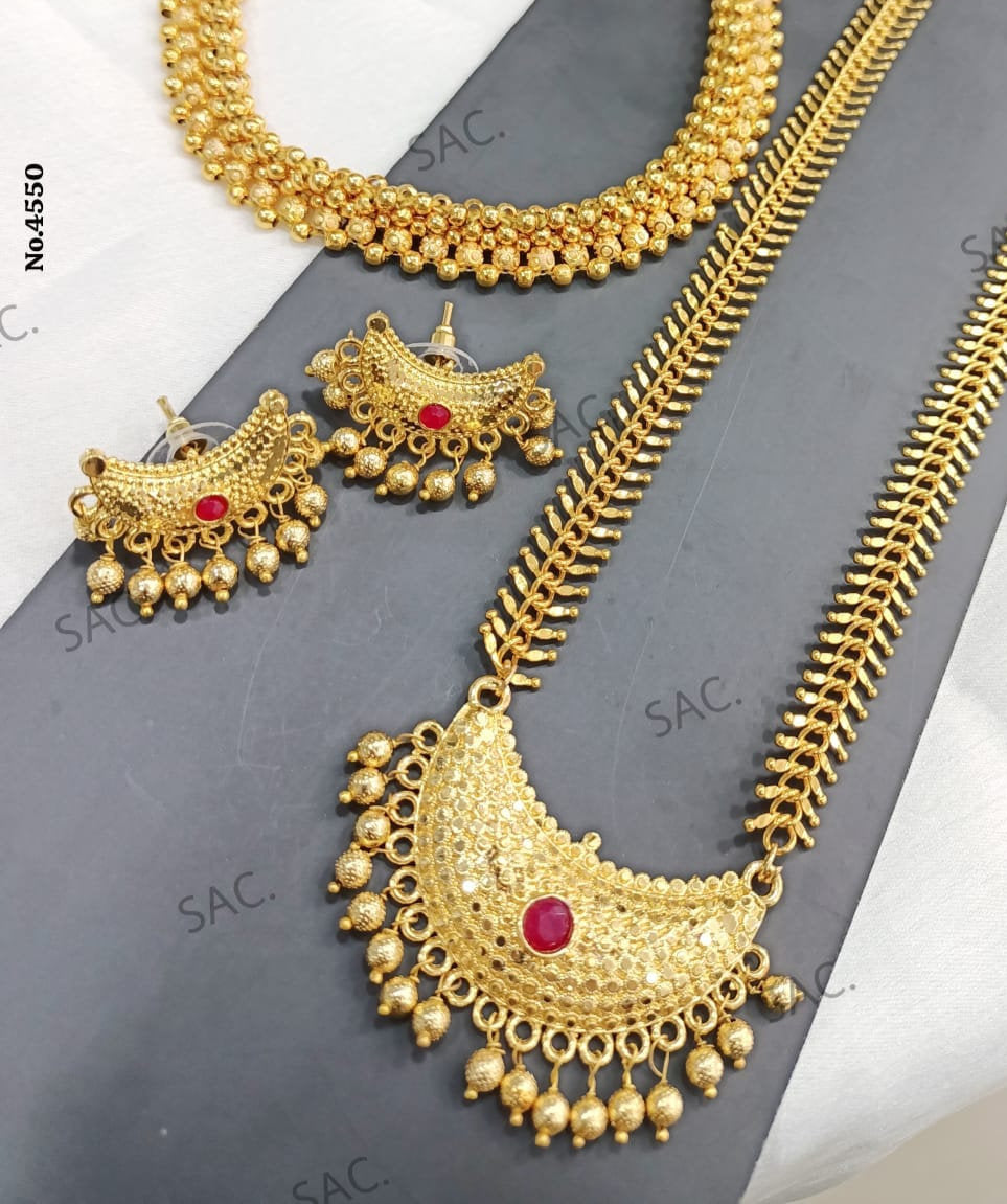 Micro gold Durva Har Combo Set