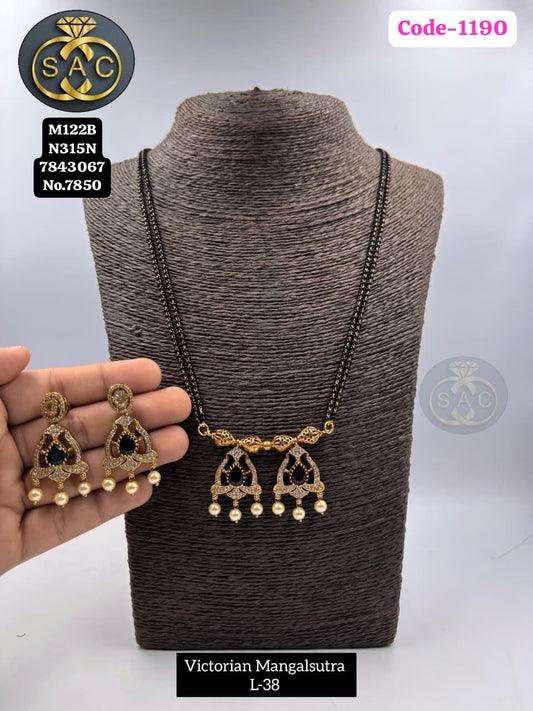VICTORIAN MANGALSUTRA SET - 1190
