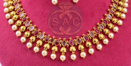 Premium Quality Short Necklace- 1225