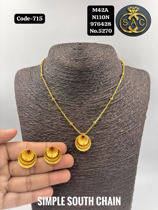 PREMIUM QUALITY SOUTH CHAIN NECKLACE - 715