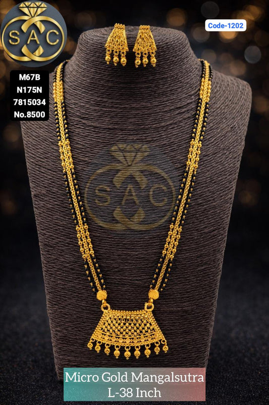 New Micro Gold Mangalsutra - 1202