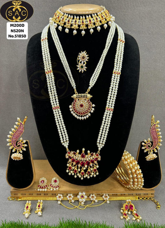 Micro Gold Gaurai Moti Combo Set