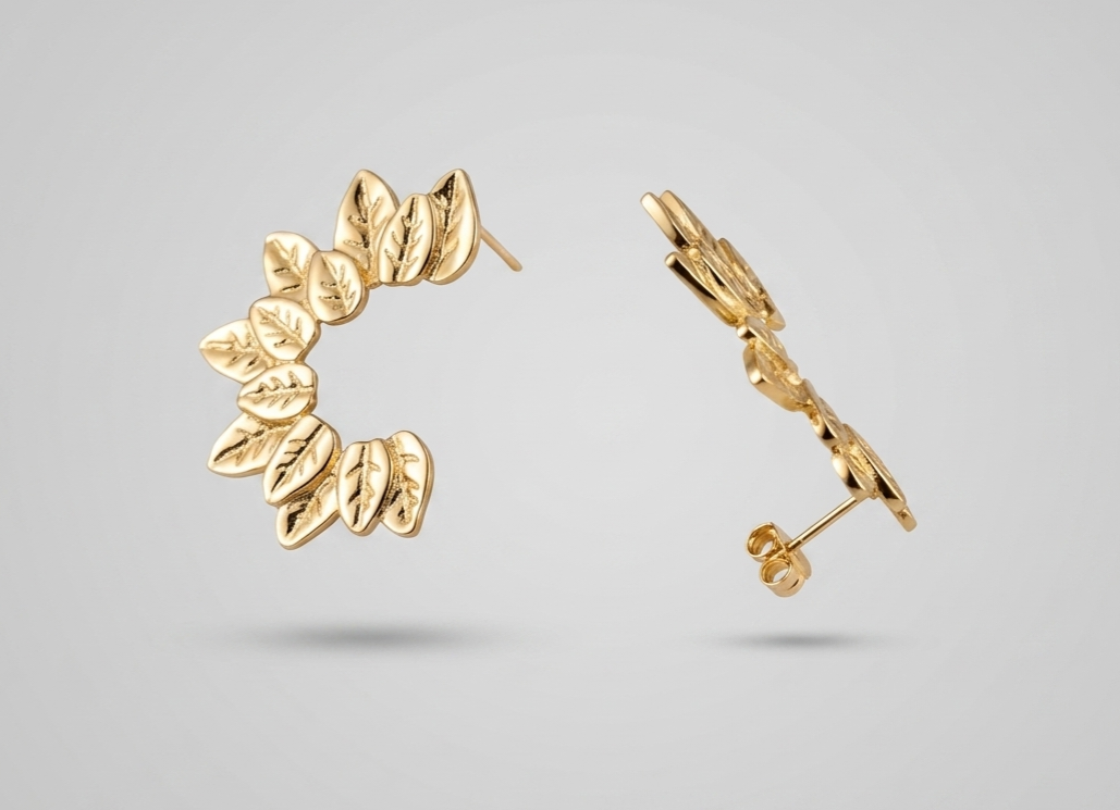 18 KT Gold Plated Elegant Drop Earrings