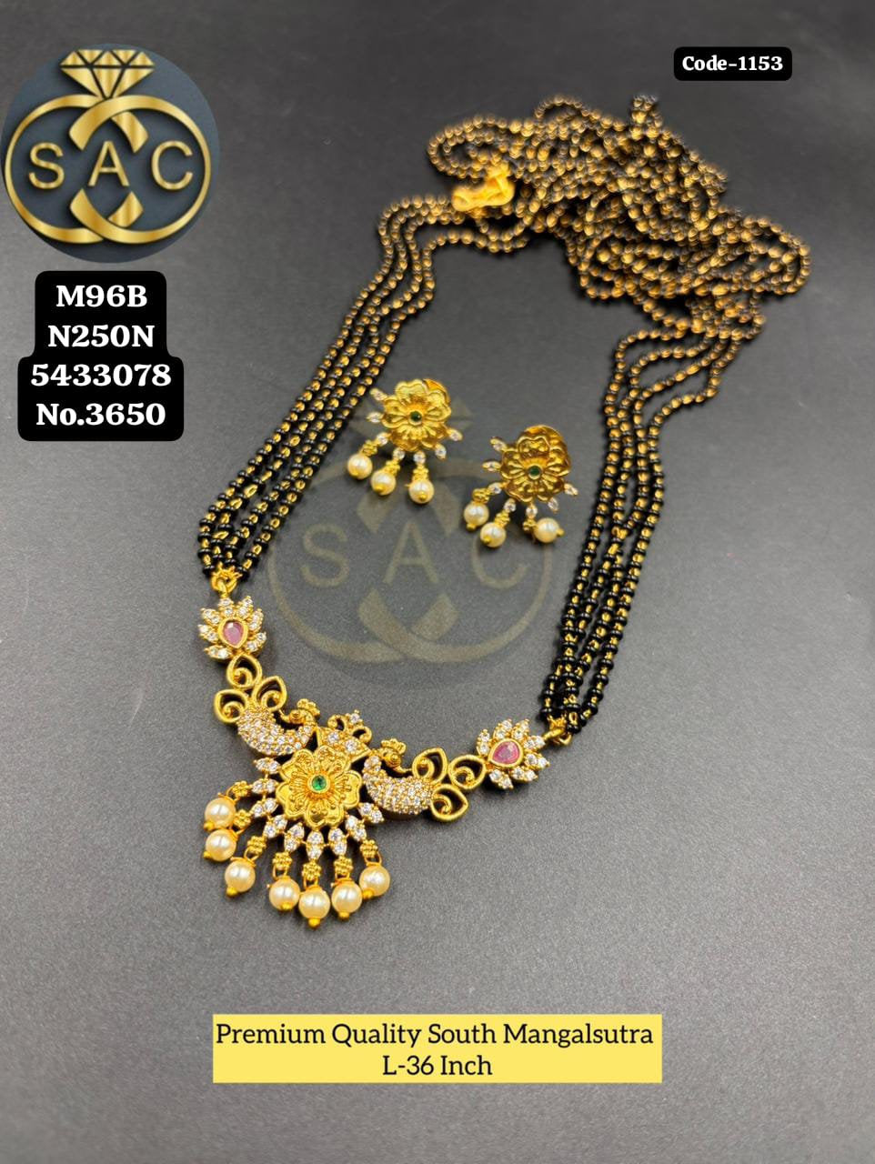 Premium Quality South Mangalsutra - 1153
