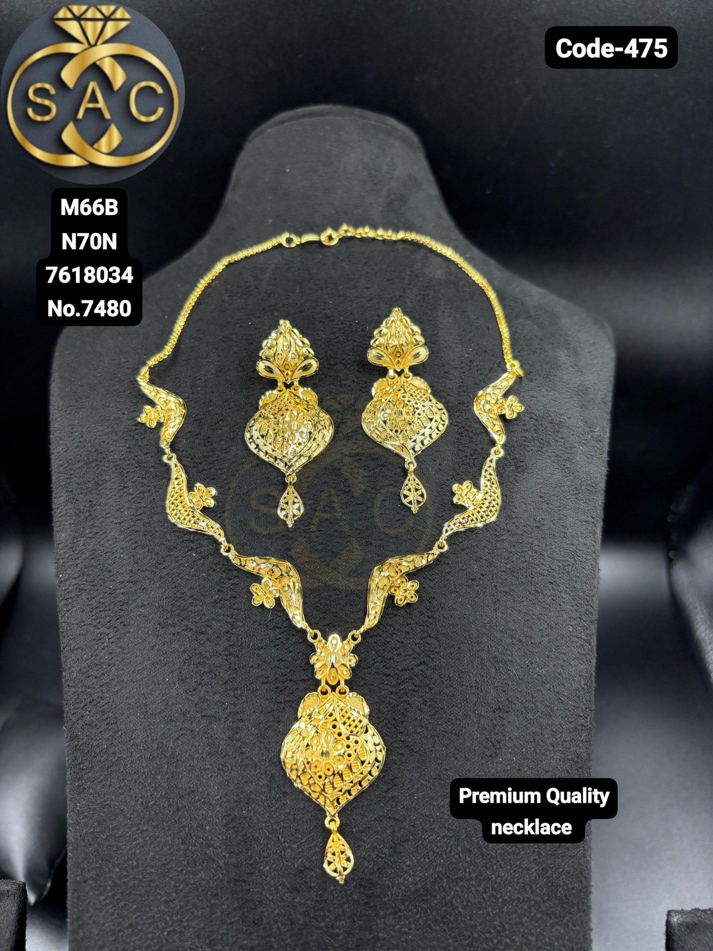 Premium Quality Micro Gold Necklace - 475