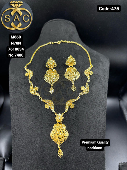 Premium Quality Micro Gold Necklace - 475