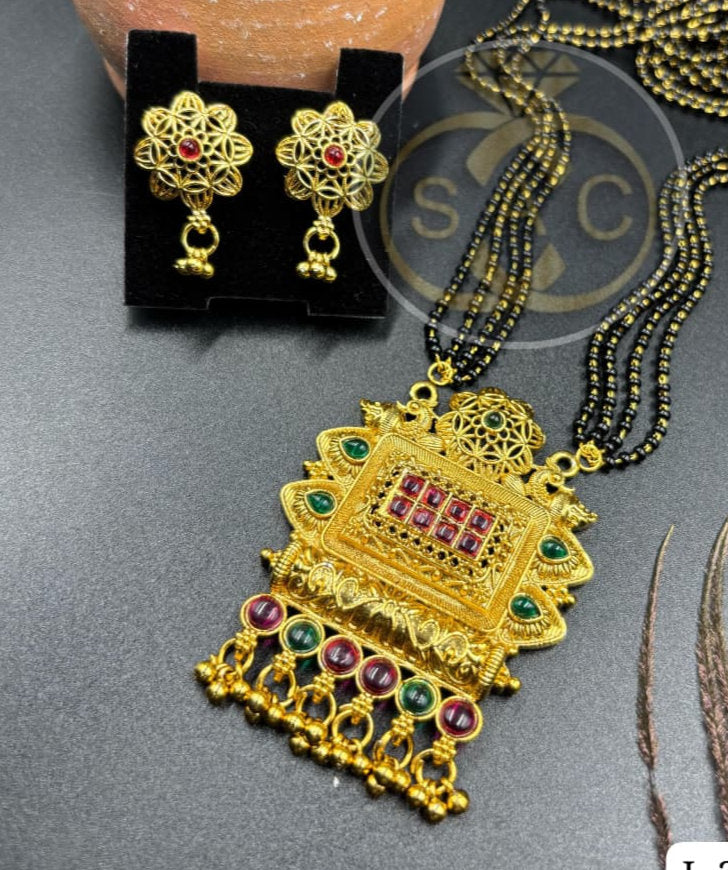 Micro Gold Mangalsutra Set - 527