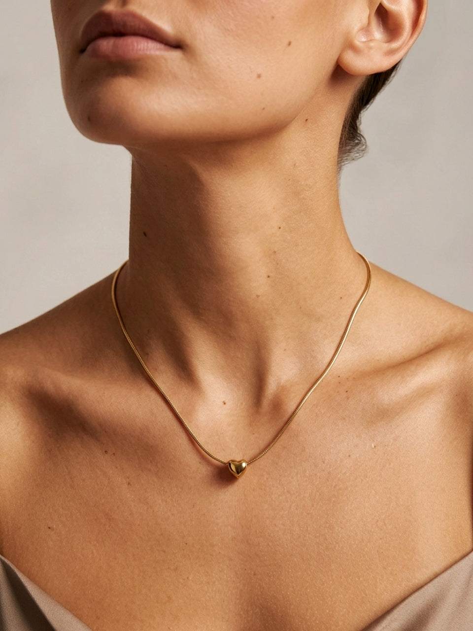 Heart Glow 18KT Gold Plated Women's Chain