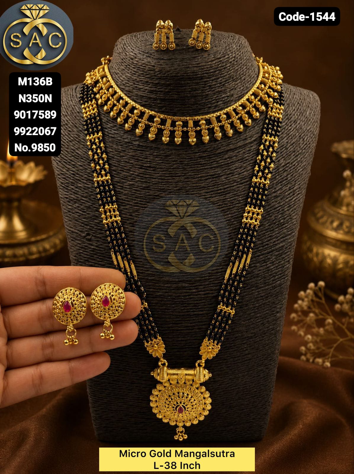 Product Name :-Micro Gold Mangalsutra  Set