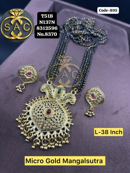 Micro Gold Mangalsutra  Set -895