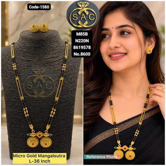 New Micro Gold  Mangalsutra - 1580