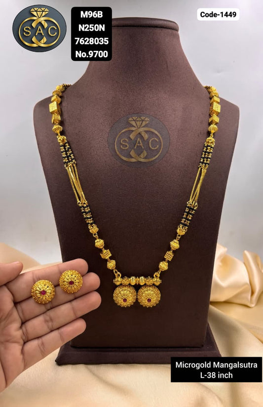 New Micro Gold  Mangalsutra - 1449
