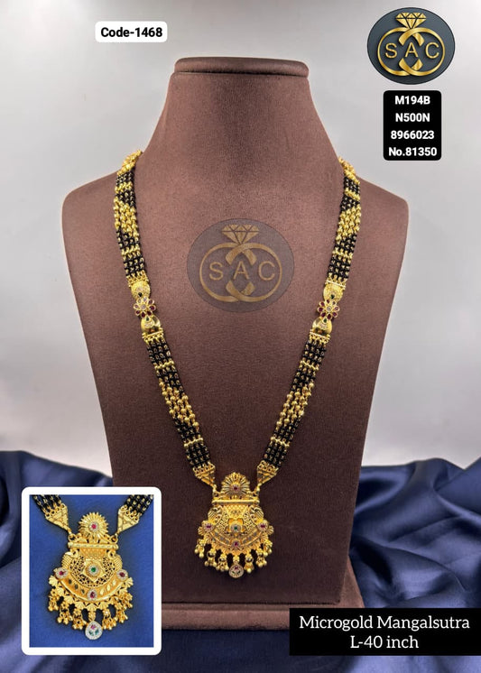 New Micro Gold  Mangalsutra - 1468
