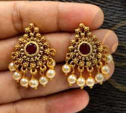 Premium Quality South Palakka Necklace Combo Set - 1558