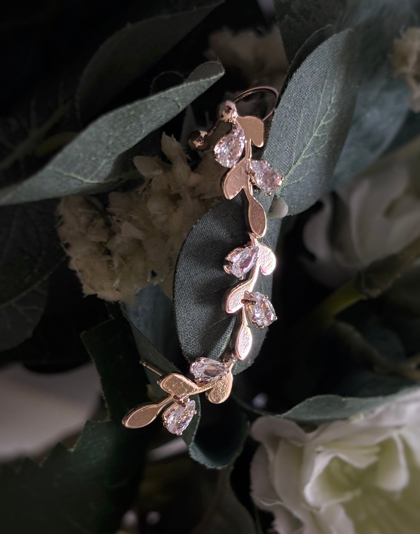 Enchanted Vine Ear Cuffs – 18KT Gold Plated