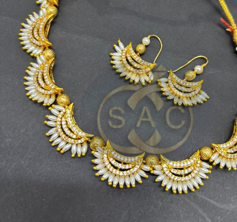 HANDMADE AD SHORT NECKLACE - 158