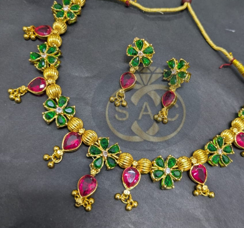 Handmade AD Stone necklace