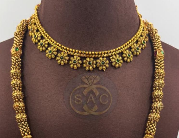 Premium Quality Heritage Necklace Combo Set - 1408