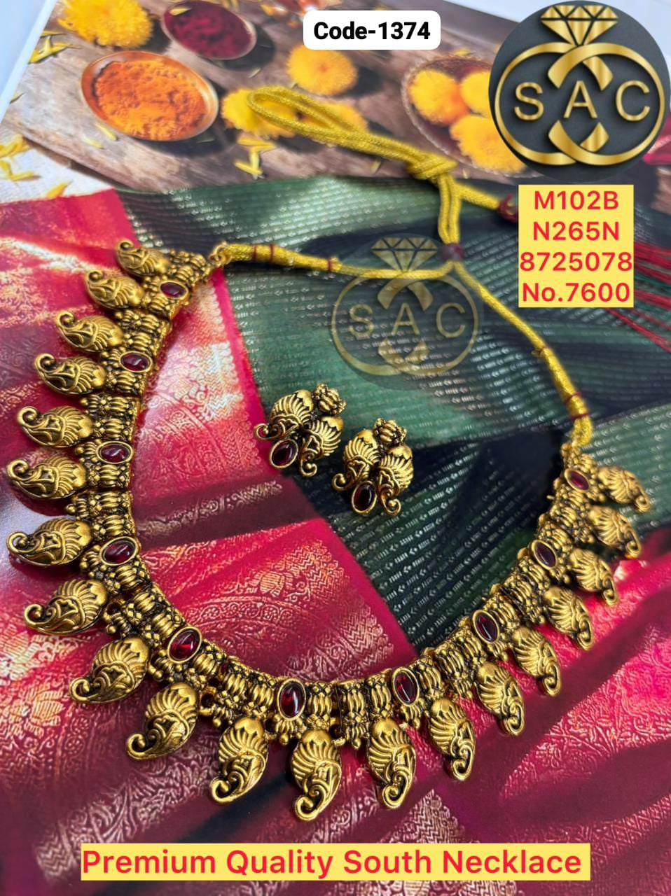 Premium Quality South Necklace - 1374