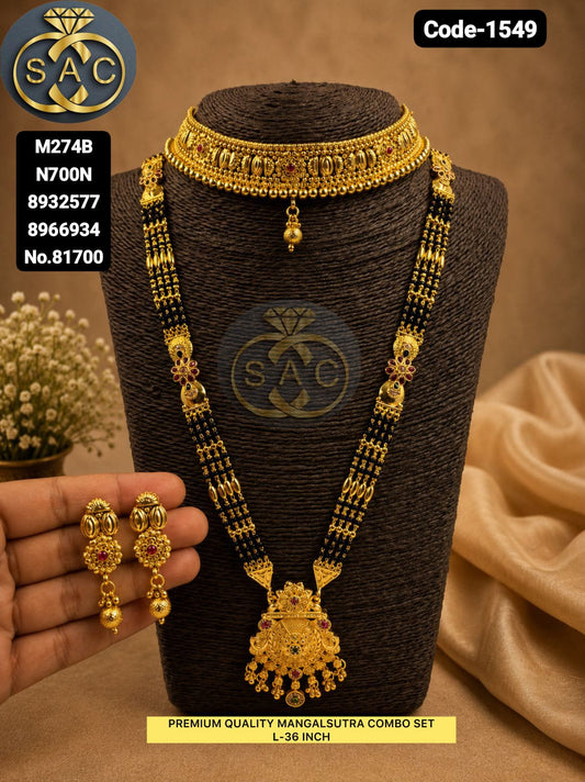 Premium Quality Mangalsutra Set - 1549