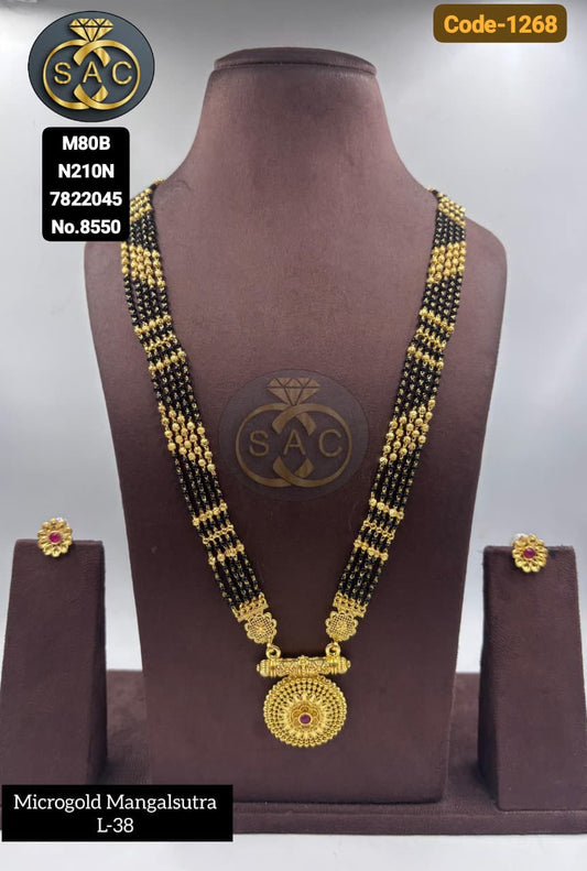 New Micro Gold Mangalsutra - 1268