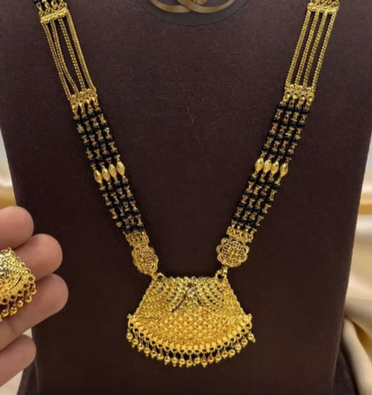 New Micro Gold Mangalsutra - 1484