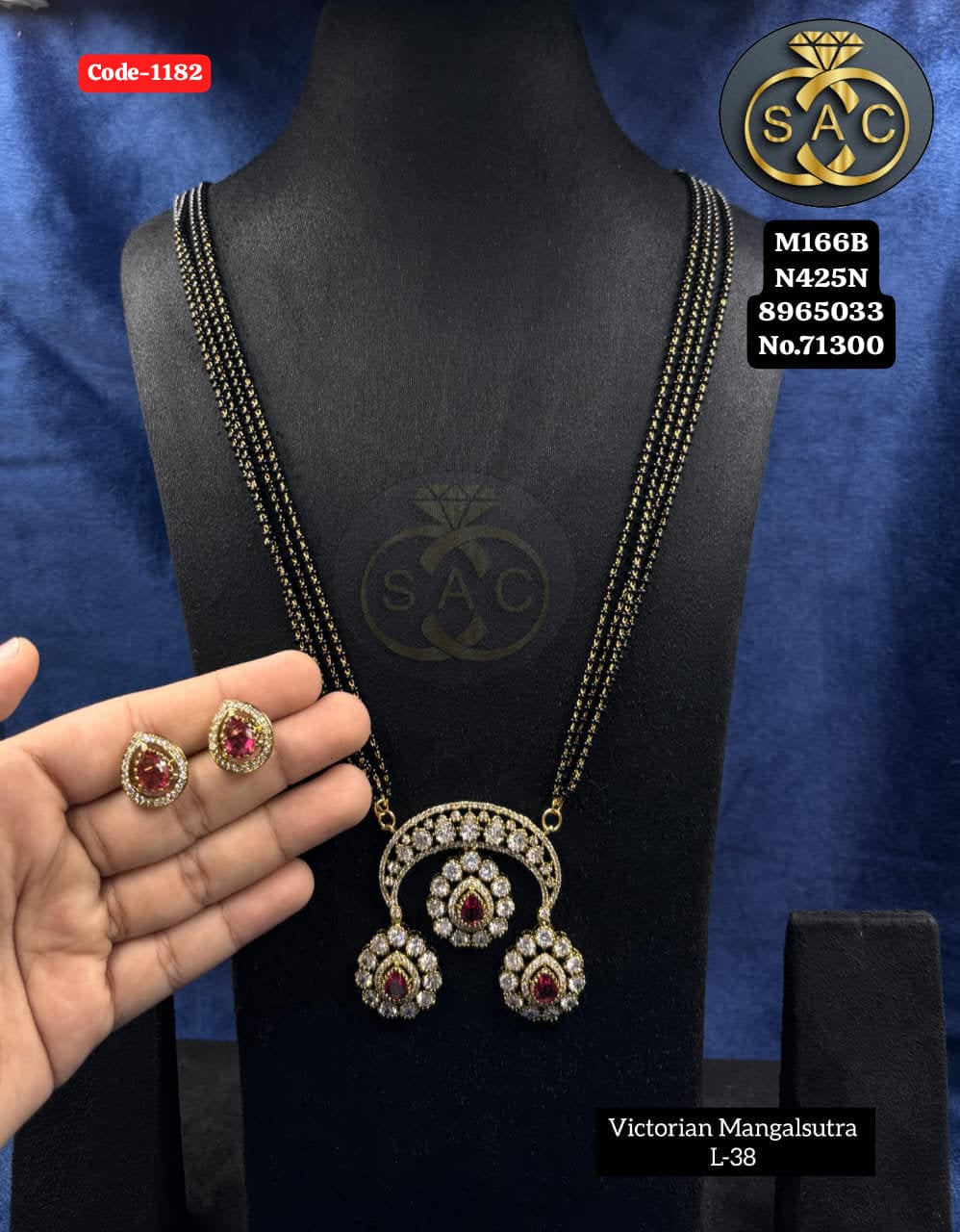 VICTORIAN MANGALSUTRA SET - 1182