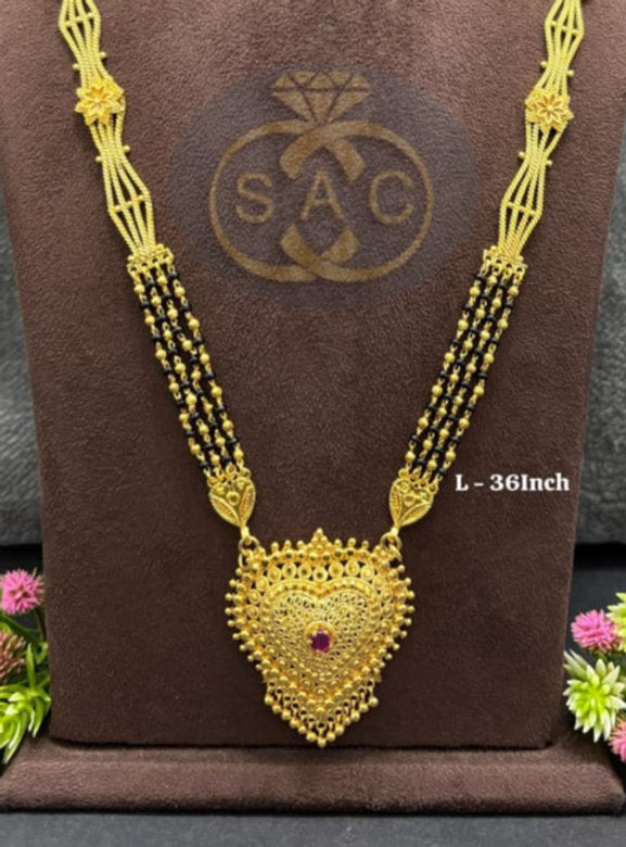 Micro Gold Mangalsutra Combo Set