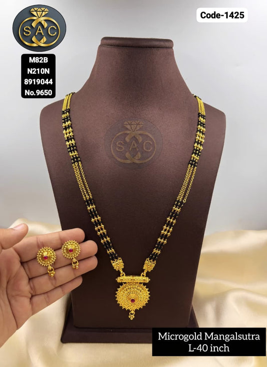 New Micro Gold Mangalsutra - 1425