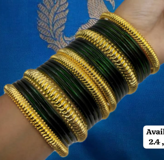 Micro Gold Kada Bangles + 782