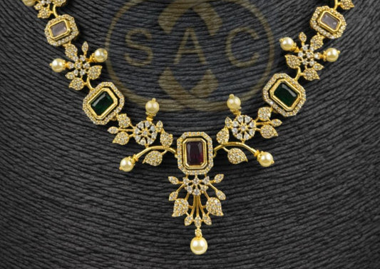 Premium Quality South Fancy Necklace - 1198