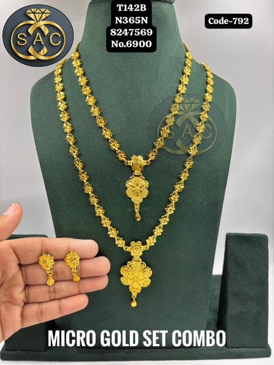 Premium Quality Micro Gold Combo Set -792