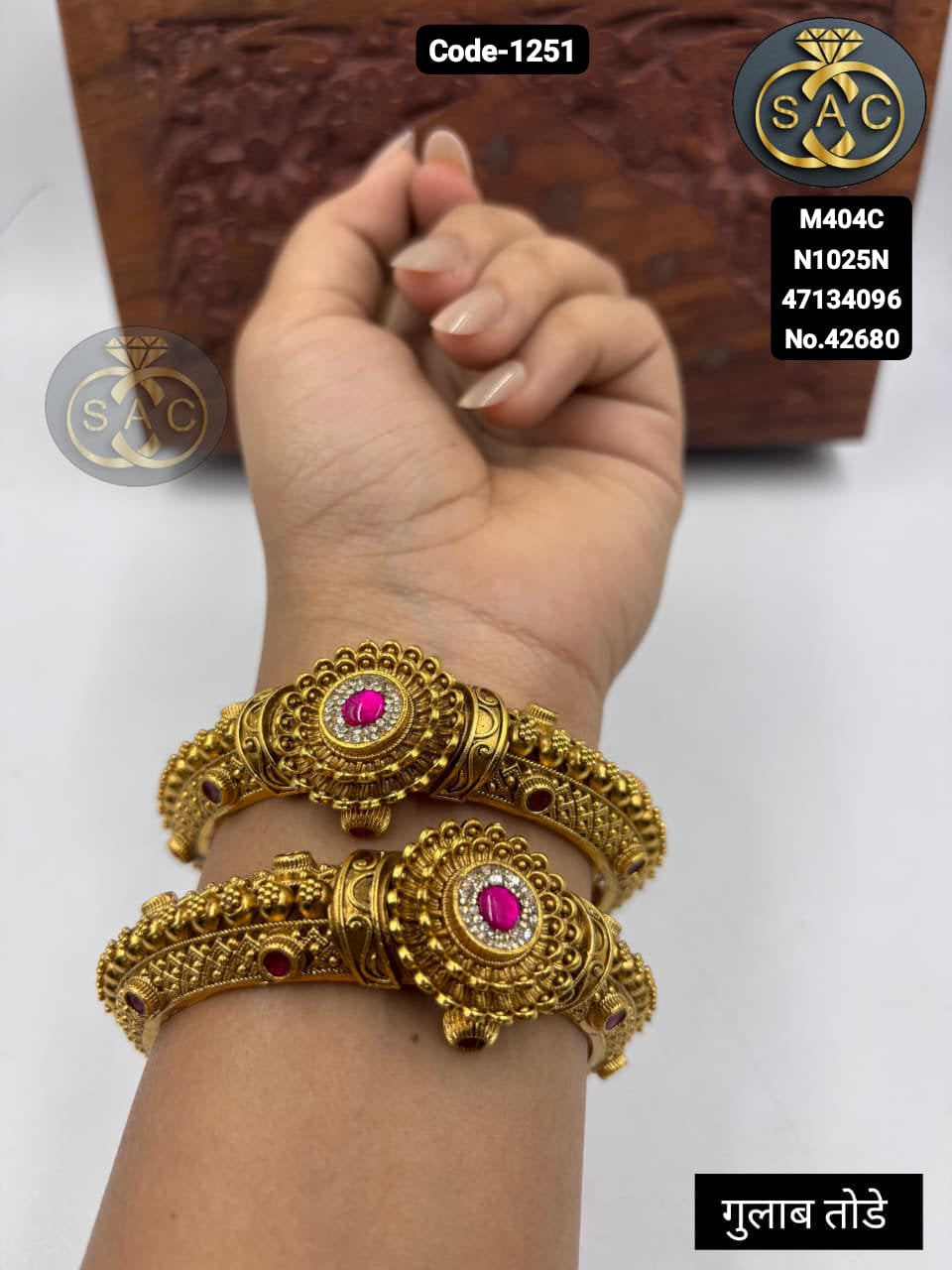 Heritage राजवाडी गुलाब तोडे - 1251