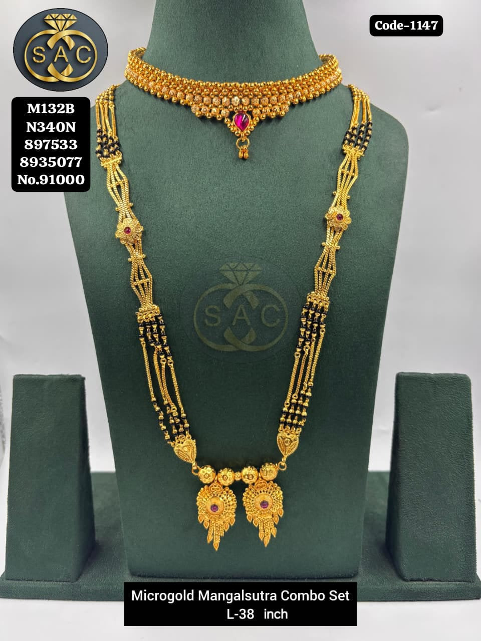 New Micro Gold Mangalsutra - 1147