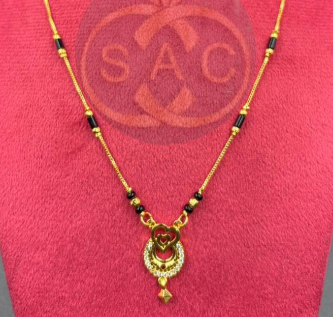 Micro Gold Short Mangalsutra - 1057