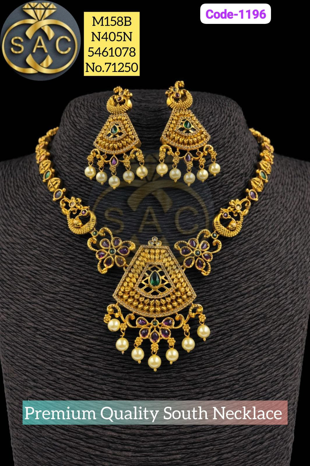 ✨Premium Quality South Fancy Necklace✨ - 1196