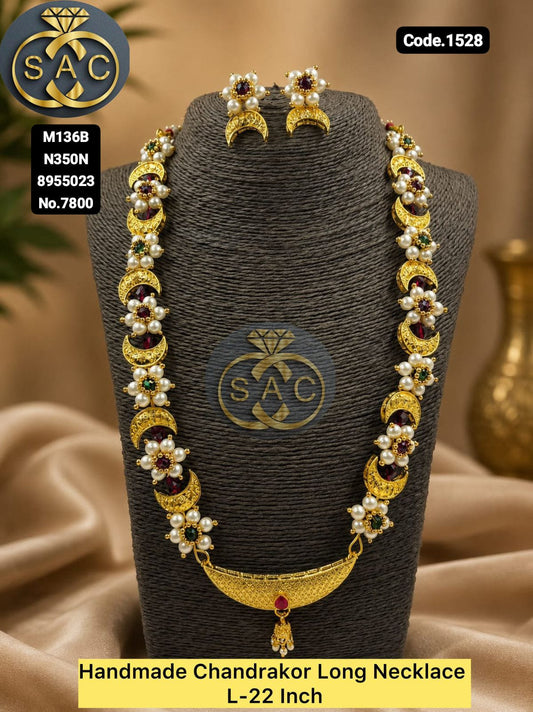 Handmade Chandrakor Necklace - 1528